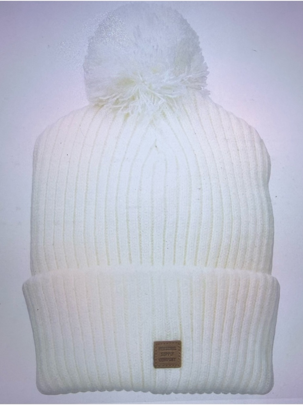 Herschel Supply Co. Alpine Knit Beanie Natural with Pom Pom